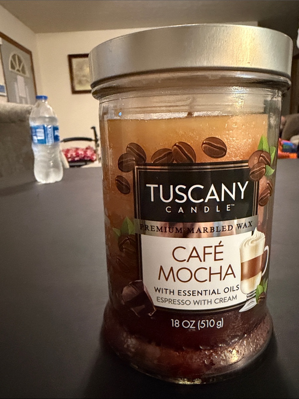 Café Mocha Jar Candle — Brown